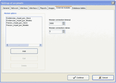 External modules tab, configuration window image... 687x494, 39 k 